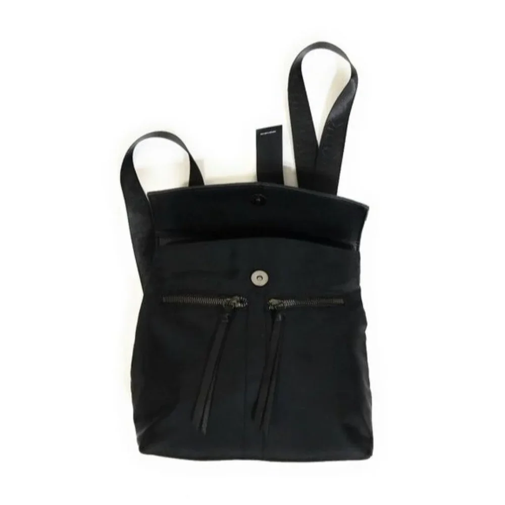 Botkier Trigger Nylon Backpack In Black/Gunmetal